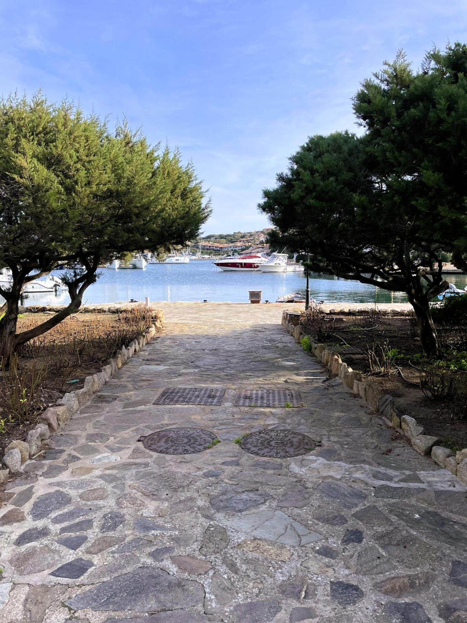 Splendida Vista Mare Zona Centrale Porto Rotondo Posto Auto Privato Exterior foto